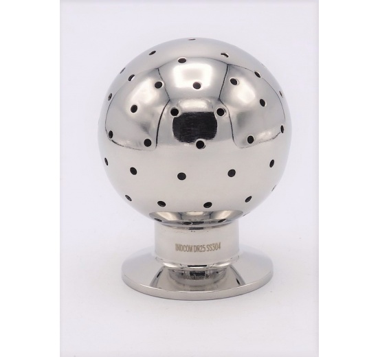 Boule de nettoyage fixe, connexion CLAMP DN25