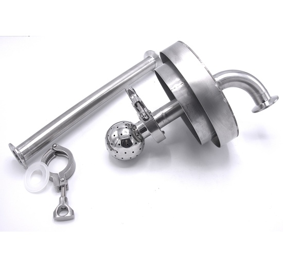 Boule de nettoyage fixe, connexion CLAMP | DN25