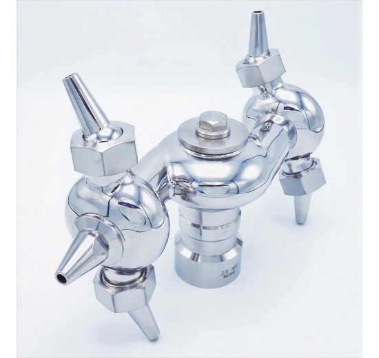 Boule de nettoyage rotative à jet, filetée 6/4”, inox