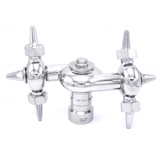 Boule de nettoyage rotative à jet, filetée