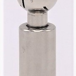 Boule de nettoyage rotative, filetée 1/4”