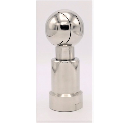 Boule de nettoyage rotative, filetée 2”