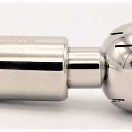 Boule de nettoyage rotative, soudée, sur goupille fendue | DN25