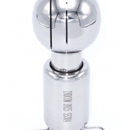 Boule de nettoyage rotative, soudée, sur goupille fendue