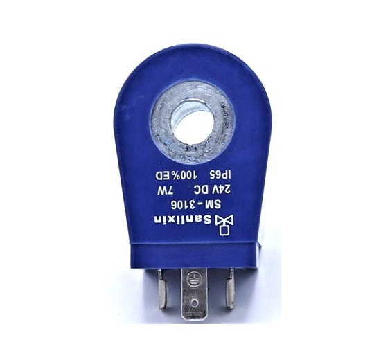 Cívka pro nerezový elektromagnetický ventil 2/2, G 1/2" DC24V, NC