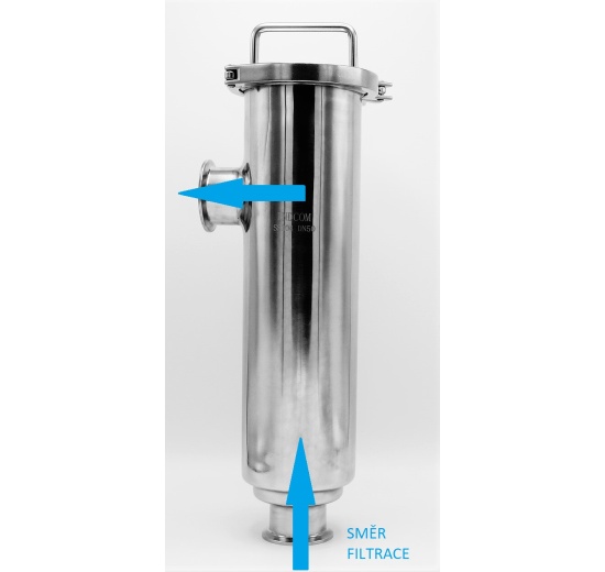 Filtre à tube d'angle raccordement selon les exigences du client
