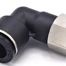 Coude tournant avec filetage intérieur