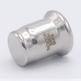 Capuchon d'extrémité, raccords à sertir, acier inoxydable F 15 mm