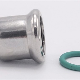 Capuchon d'extrémité, raccords à sertir, acier inoxydable F,18 mm