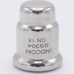 Capuchon d'extrémité, raccords à sertir, acier inoxydable F,18 mm