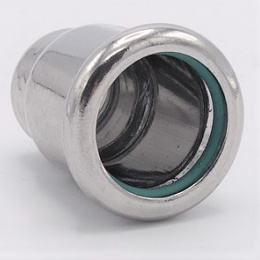 Capuchon d'extrémité, raccords à sertir, acier inoxydable F,18 mm