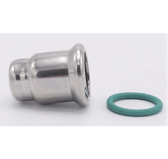 Capuchon d'extrémité, raccords à sertir, acier inoxydable F,18 mm