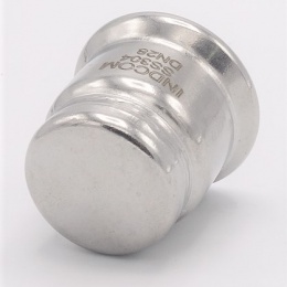 Capuchon d'extrémité, raccords à sertir, acier inoxydable F 28 mm