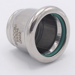 Capuchon d'extrémité, raccords à sertir, acier inoxydable