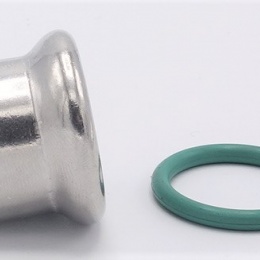 Capuchon d'extrémité, raccords à sertir, acier inoxydable