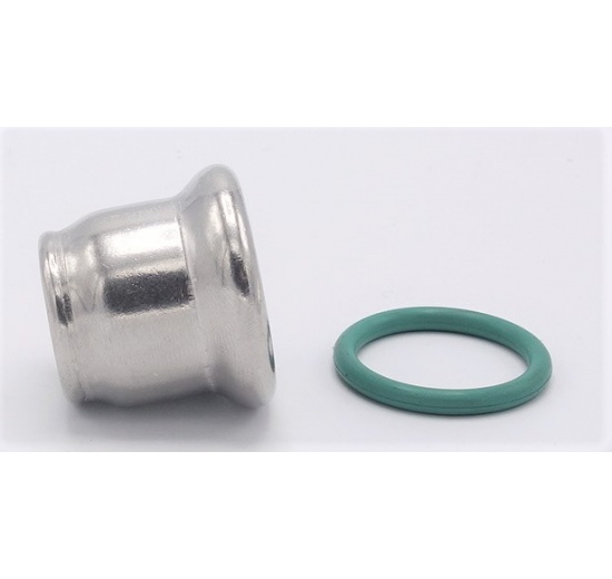 Capuchon d'extrémité, raccords à sertir, acier inoxydable