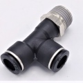 Pièce en T tournante, filetage à côte DN 8 mm - 1/8, éléments pneumatiques, raccords enfichables en plastique
