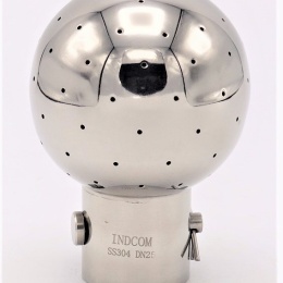 *** NOT TRANSLATED *** Fixní mycí hlavice navařovací, na závlačku, připojení 28.5/32 mm, průměr koule 63 mm