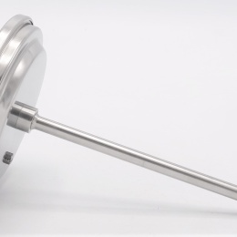 Celonerezový bimetalový teploměr s ponorným dříkem 150 mm, do jímky, -30/50 ℃,