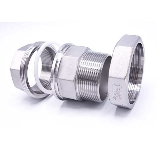 Raccord type 316, joint d'étanchéité, inox, 6/4"