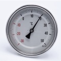 Celonerezový bimetalový teploměr s ponorným dříkem, do jímky | -30/50 ℃,100 mm