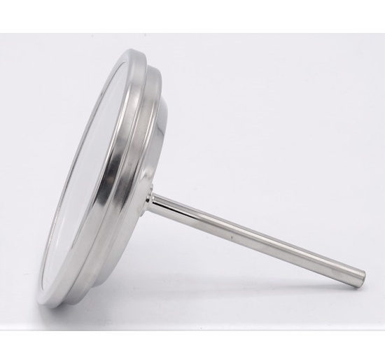 Celonerezový bimetalový teploměr s ponorným dříkem, do jímky | -30/50 ℃,100 mm