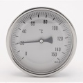 Celonerezový bimetalový teploměr s ponorným dříkem, závitový (1/2”), 0-150℃,  200 mm