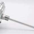 Celonerezový bimetalový teploměr s ponorným dříkem, závitový (1/2”), -30/50℃, 150 mm