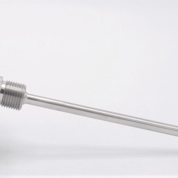 Celonerezový bimetalový teploměr s ponorným dříkem, závitový (1/2”), -30/50℃,  200 mm