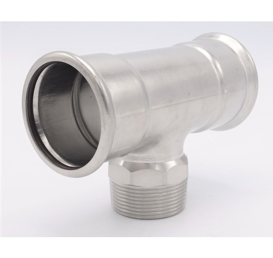 Pièce en T, pressage, F/M (filetage extérieur)/F | 54_1 1/2"_54