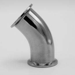 CLAMP DIN 32676  bezešvé koleno 45°, DN40