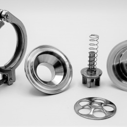 Clapet anti-retour, DN50 en inox, á soudé S-S