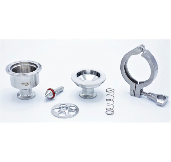 Clapet anti-retour, en inox, Clamp type C-C DN15 (K34)