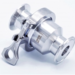 Clapet anti-retour, en inox, Clamp type C-C | DN20 (K50.5)
