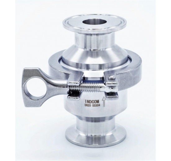 Clapet anti-retour, en inox, Clamp type C-C | DN20 (K50.5)