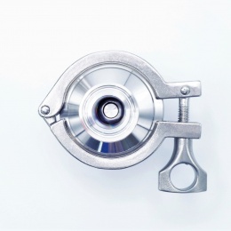 Clapet anti-retour, en inox, Clamp type DN15 (K34) C-C