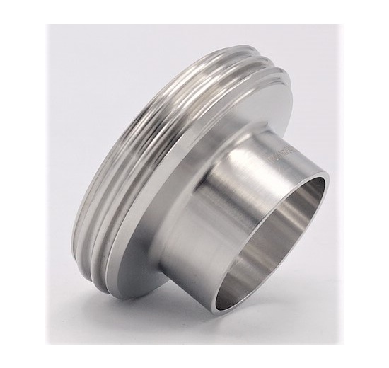 Col fileté soudé DIN 11851 DN40 robinetterie sanitaire