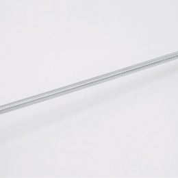 Collier de serrage avec insert en caoutchouc EPDM, double vis, galvanisé, M8 / M10