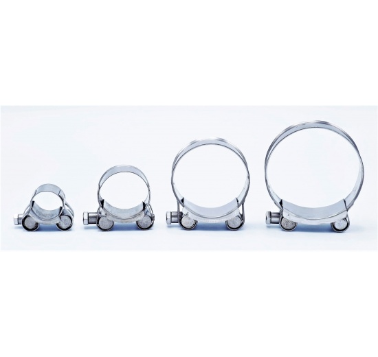 Colliers des serrages pour tuyaux en inox GBS PW4