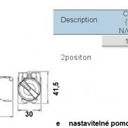 Commutateur à deux positions
