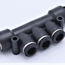 Composante séparatrice DN 8mm, éléments pneumatiques, raccords enfichables en plastique