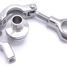 Connexion CLAMP DIN 32676 set, acier inoxydable DN10-3/8" (K25.4)