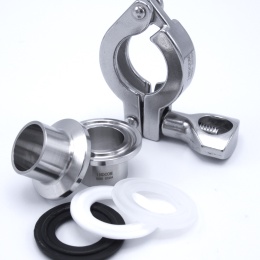 Connexion CLAMP, inox, DIN 32676 set | DN20-3/4" (K34)