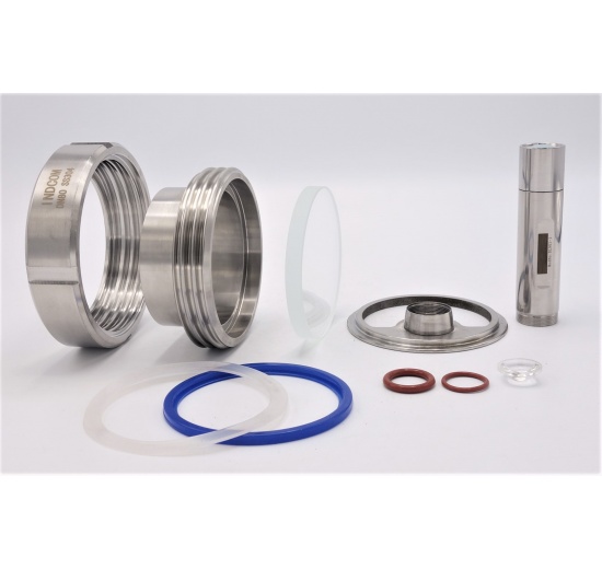 Contre-écrou avec éclairage LED, à souder DN80