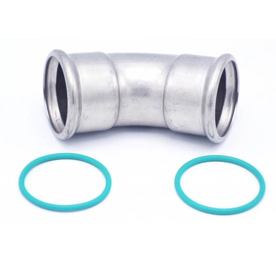 Coude 45°, pressage, F/F