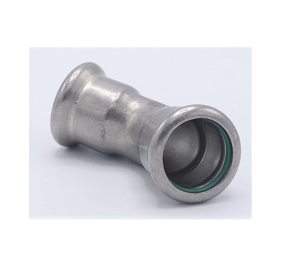 Coude 45°, raccords pressés, F/F 22 mm