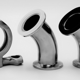 coude 45° tri clamp sanitaire