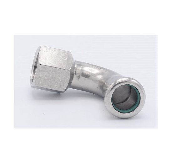 Coude 90°, à pression, F/filetage intérieur 15 mm_1/2"