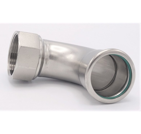 Coude 90°, à pression, F/filetage intérieur 42 mm_1 1/2"