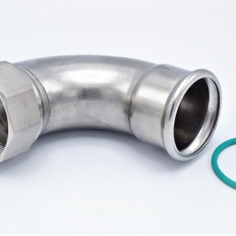 Coude 90°, à pression, F/filetage intérieur 54 mm_2"